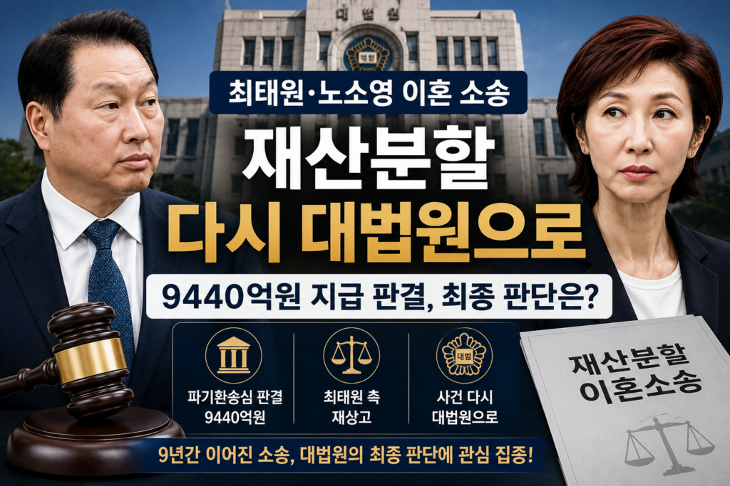 최태원· 노소영 이혼소송 관련 썸네일